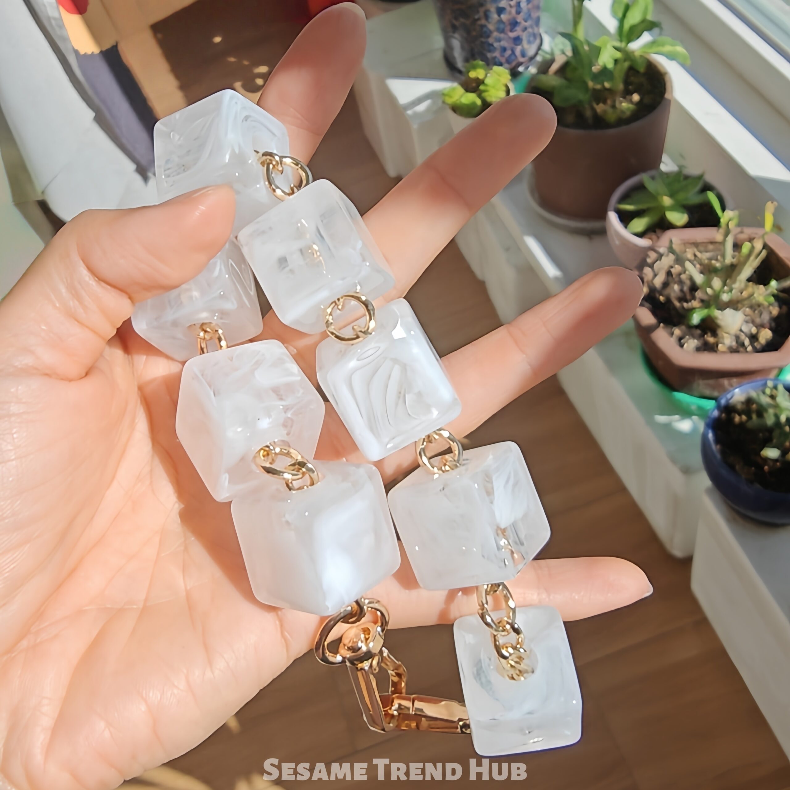 Chunky Cube Phone Strap