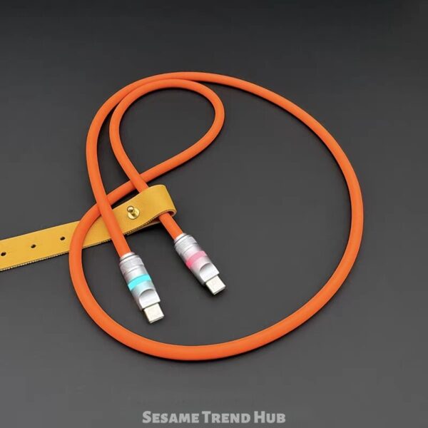 Dopamine soft silicone cable with