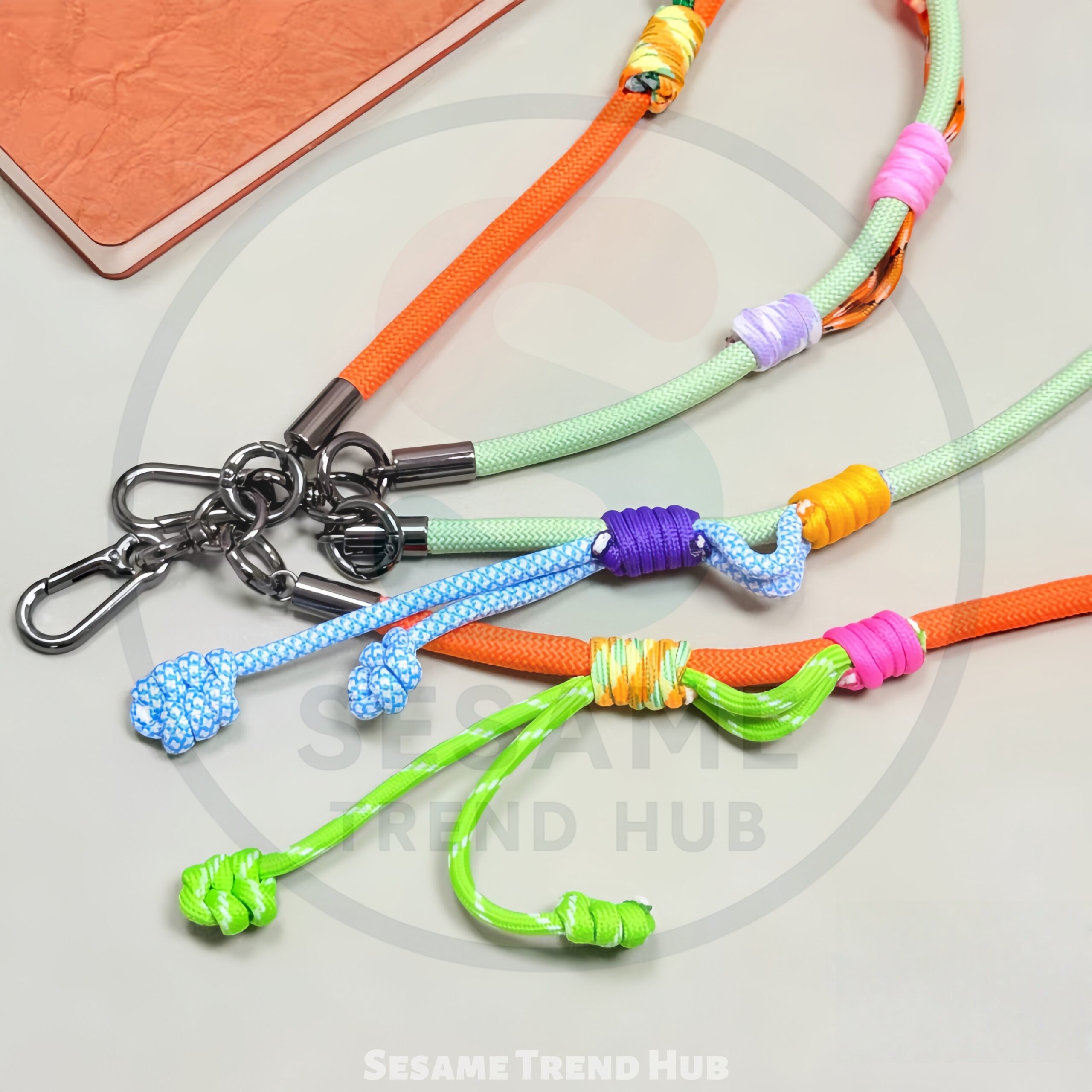 Colourful Climbing Rope Outdoor Phone Lanyard/Sling - Image 3