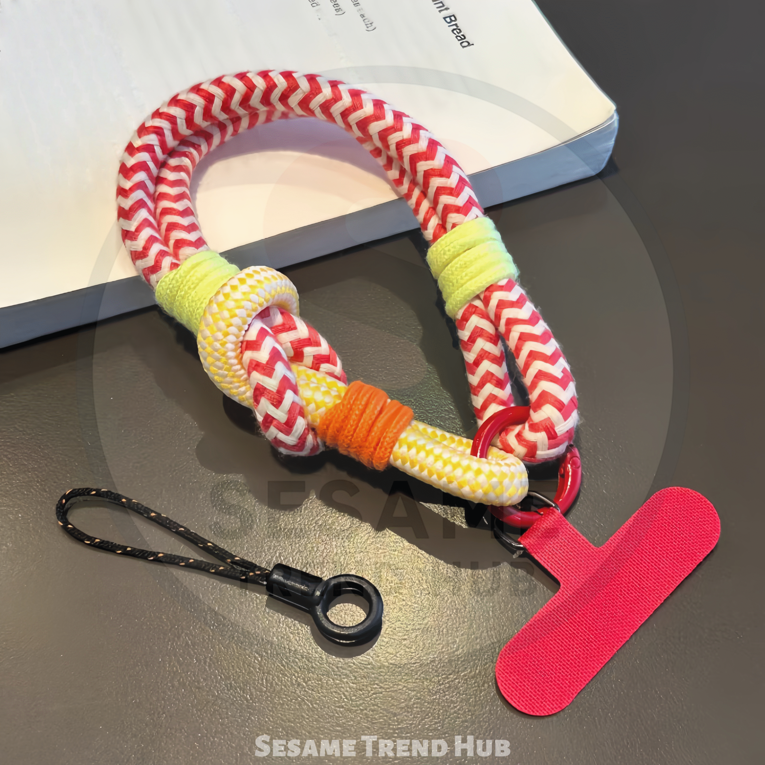 Multi-color Knot Design Wrist strap - Image 4