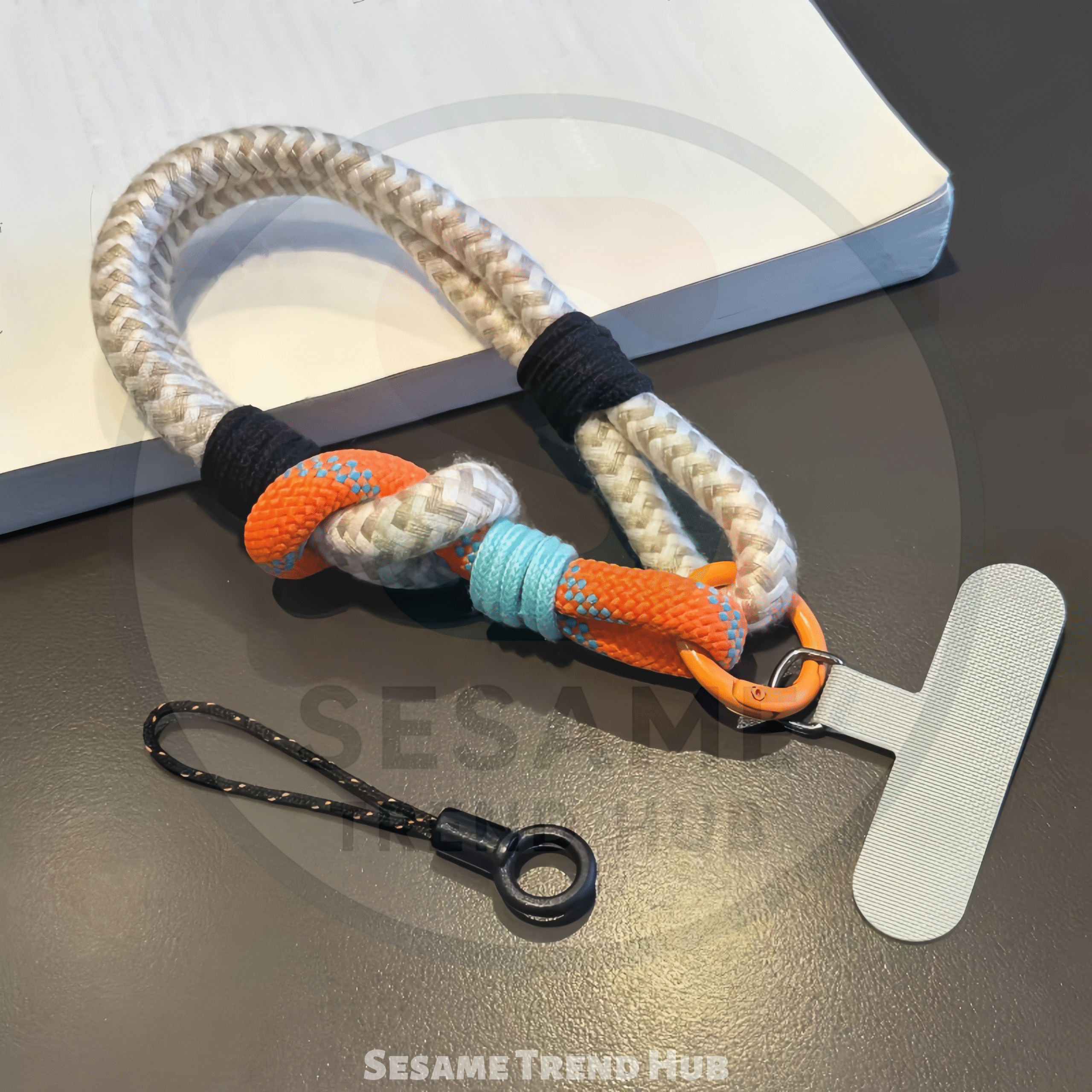 Multi-color Knot Design Wrist strap - Image 3
