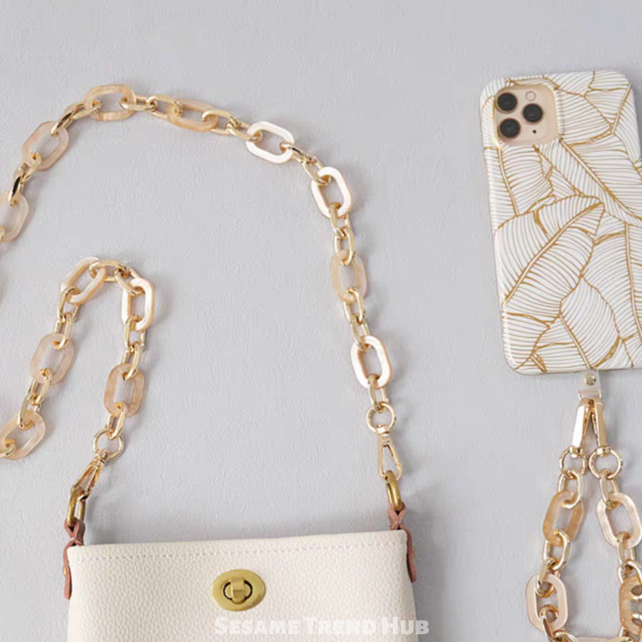 Prism Acrylic & Metal Phone Strap - Image 3